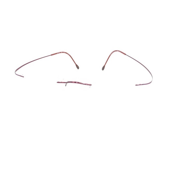 Silhouette M7395 /40 6060 Titanium Purple Rimless Eyeglasses Frames 19 140 - Picture 8 of 13